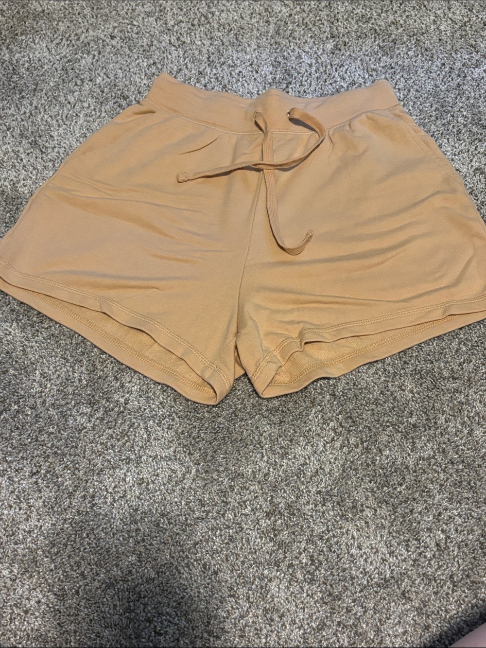 Old Navy Women's Drawstring Athletic Shorts - Beige/Tan